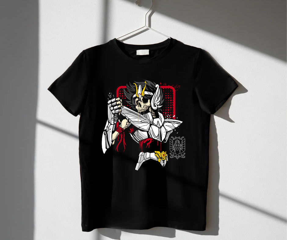 Playera Seiya calavera caballeros del zodiaco